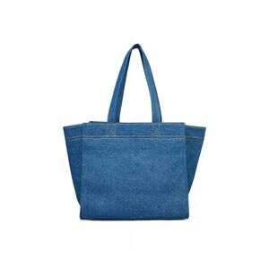 NEW BECK SONDERGAARD women's denima lily small shopping bag in blue